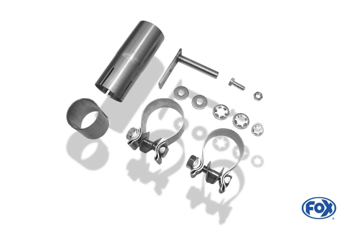 Fox Auspuff Sportauspuff Endschalldämpfer für Opel Corsa E 1,2l 51kW 1,4l