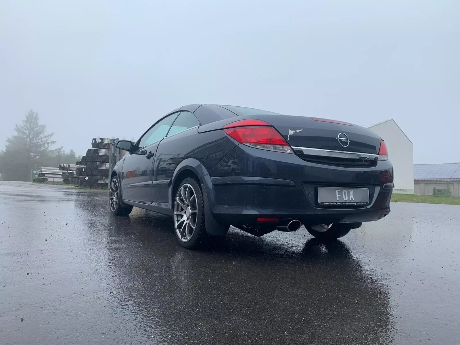 Fox Sportauspuff Komplettanlage für Opel Astra H TwinTop 1.6 1.8 1.9