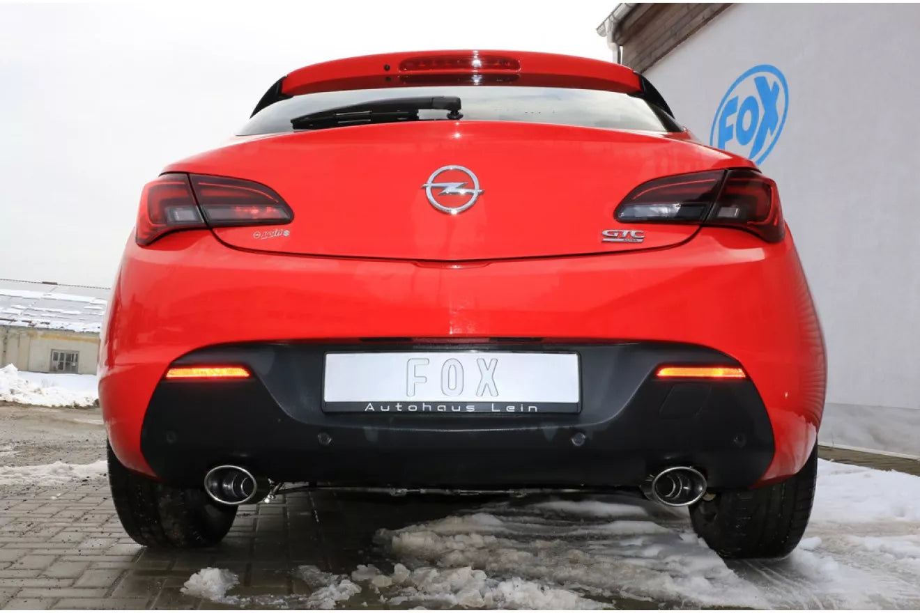 Fox Duplex Auspuff Sportauspuff Komplettanlage für Opel Astra J GTC 1,6l