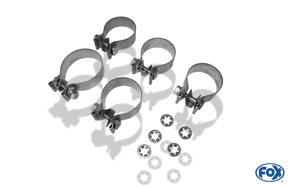 Fox Duplex Auspuff Sportauspuff Komplettanlage für Opel Vectra C OPC Limo 2.8