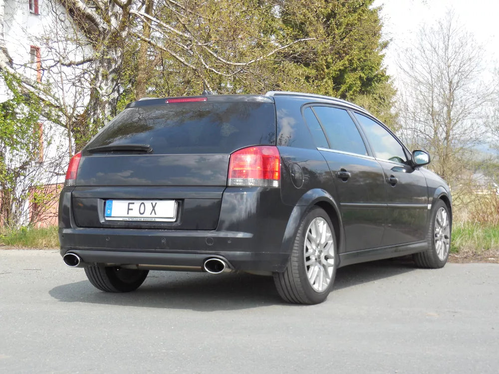 Fox Duplex Sportauspuff Komplettanlage für Opel Signum Sportheck 2,0l 129kW 2,8l