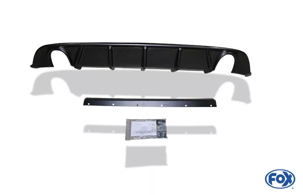 Fox Duplex Auspuff Sportauspuff Komplettanlage für VW Golf 7 Facelift 1.5l 110kW