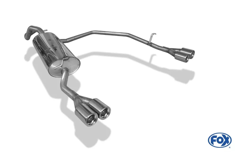 Fox Duplex Auspuff Sportauspuff Komplettanlage für VW Golf IV Variant 1.4l 55kW