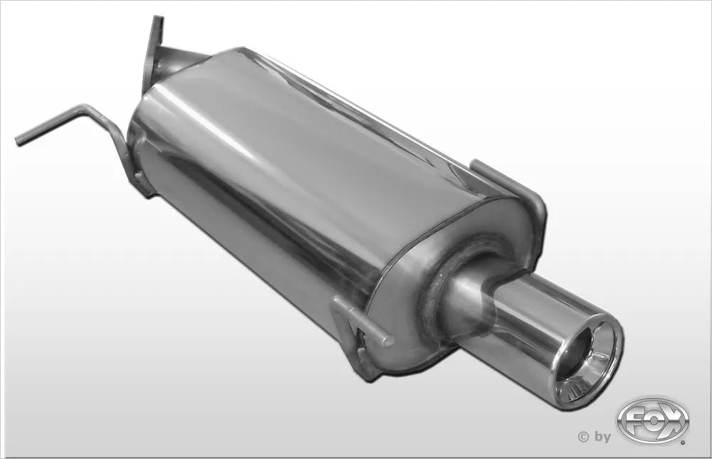 Fox Auspuff Sportauspuff Endschalldämpfer für Suzuki Swift 3 1,3l 68kW 1,5l 75kW