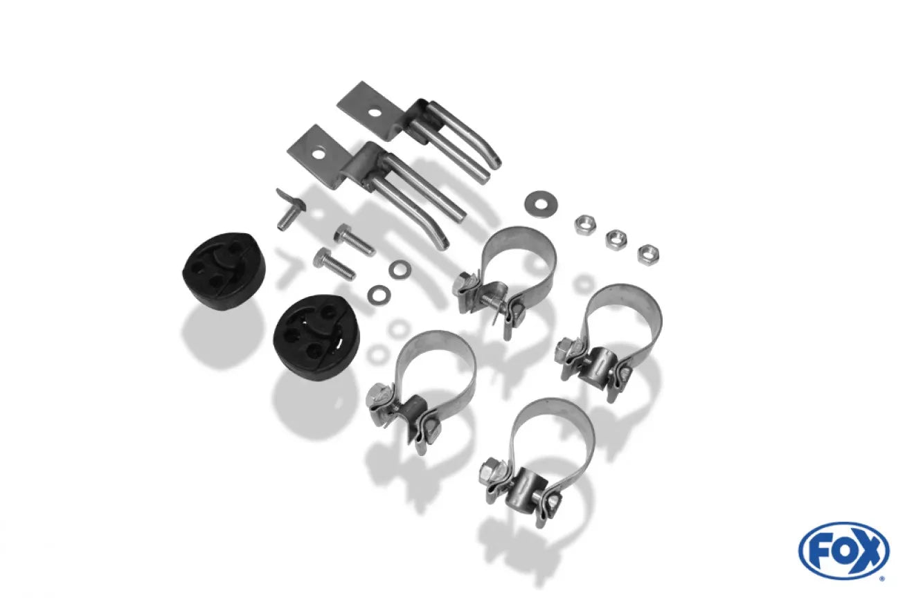 Fox Duplex Auspuff Sportauspuff Endschalldämpfer für Toyota Auris E15 1,6l