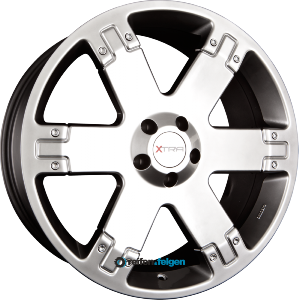 XTRA WHEELS TITAN 9x20 ET40 5x112 NB72.6 X-Silber werk91-4 9x20 ET40 5x112 Alufelge