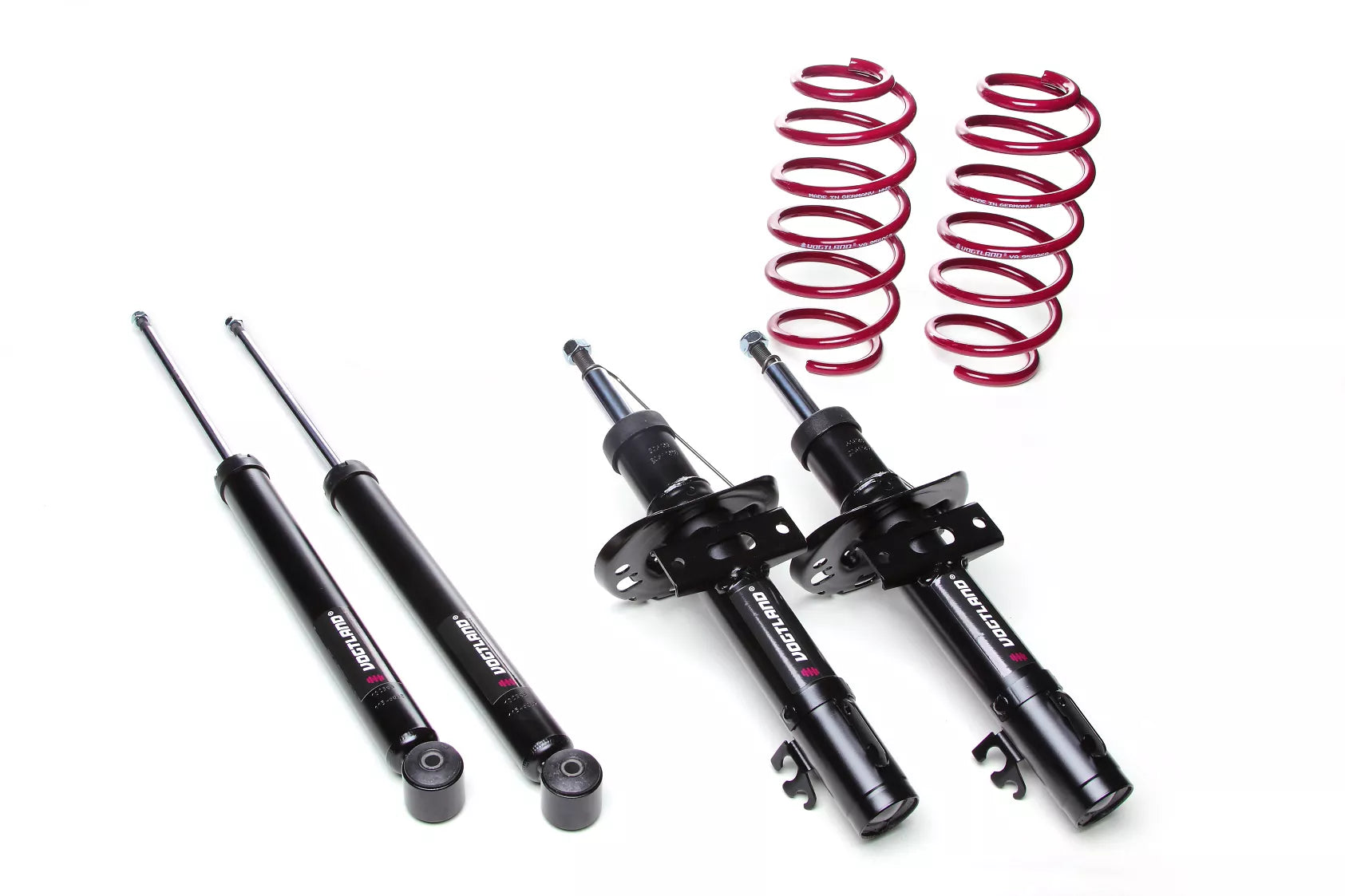 Vogtland Sportfahrwerk Fahrwerk für Peugeot 206, 2, 1.4 HDI, 2.0 HDI Bj.10.1998-