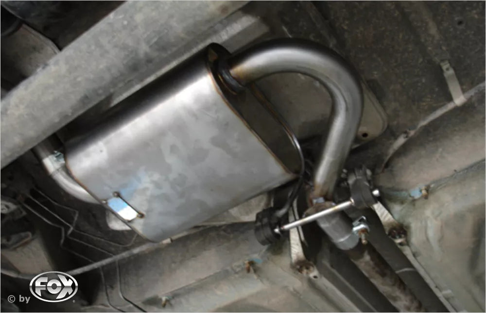 Fox Mittelschalldämpfer Auspuff Sportauspuff für VW Vento 1HX 1.4 1.6