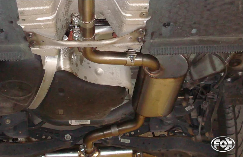 Fox Mittelschalldämpfer Auspuff Sportauspuff für VW Golf 5 Plus