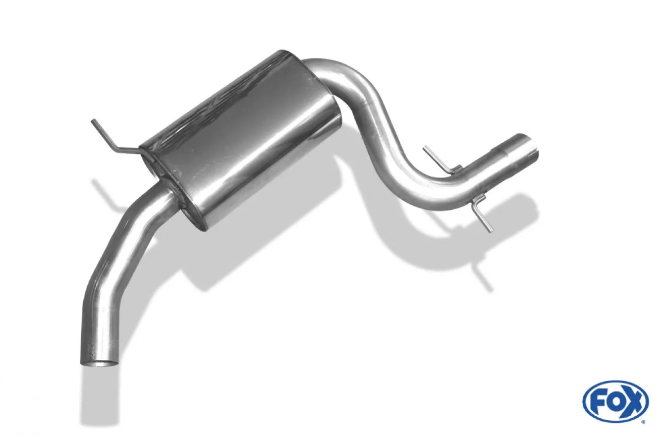 Fox Mittelschalldämpfer Sportauspuff für VW Eos 1F VW Golf V TSI 1.4l 2.0l