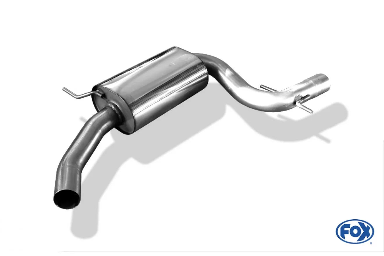 Fox Mittelschalldämpfer Sportauspuff für VW Eos 1F VW Golf V TSI 1.4l 2.0l
