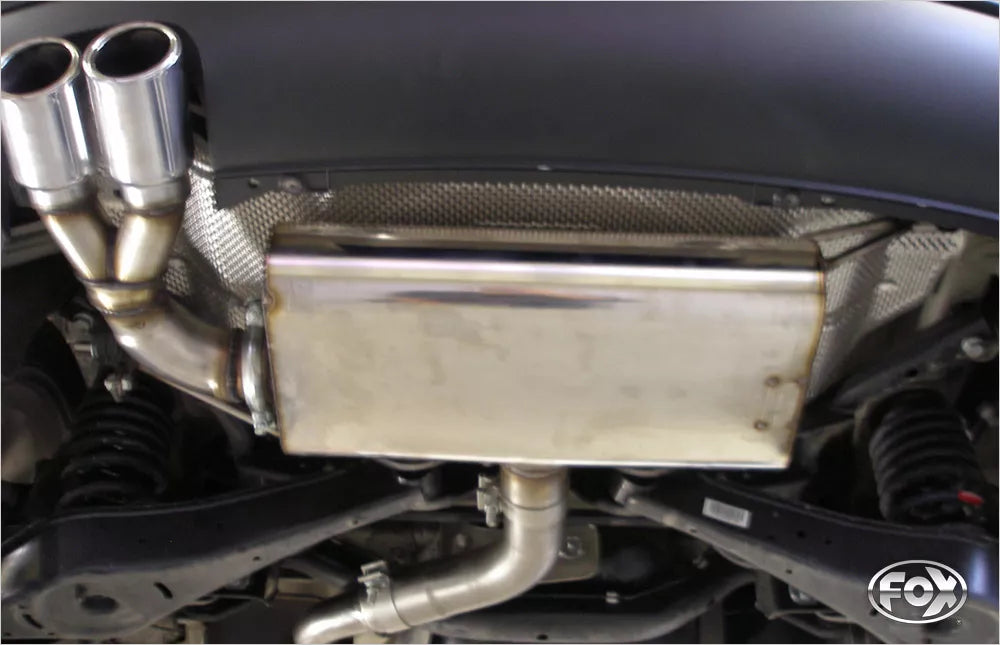 Fox Auspuff Sportauspuff Endschalldämpfer für VW Golf V TSI 1.4 TSI 90/103/125kW