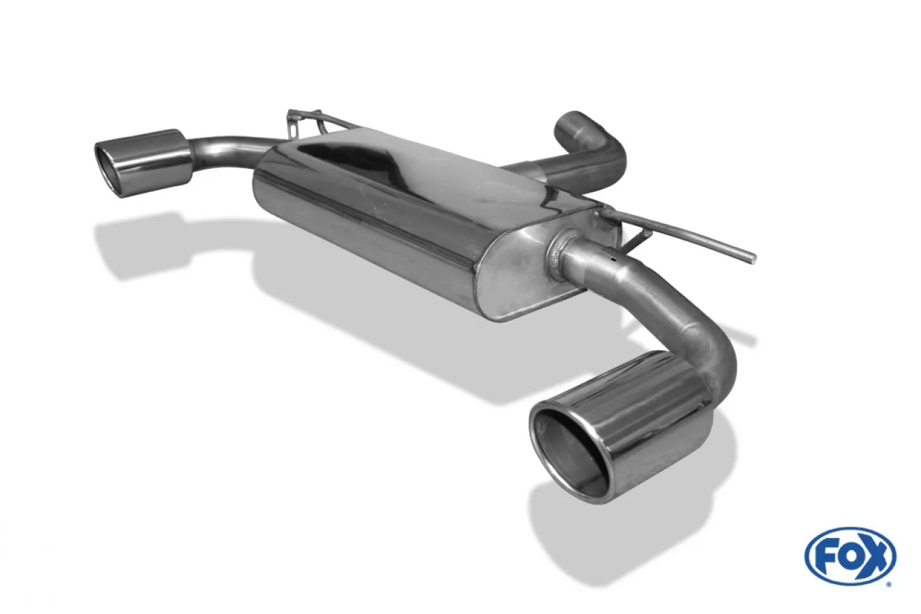 Fox Duplex Auspuff Sportauspuff Komplettanlage für VW Golf 7 Facelift 1.5l 110kW