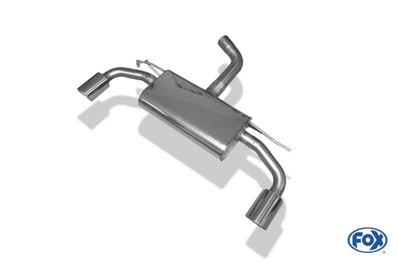 Fox Duplex Auspuff Sportauspuff Komplettanlage für VW Golf 7 Facelift 1.5l 110kW