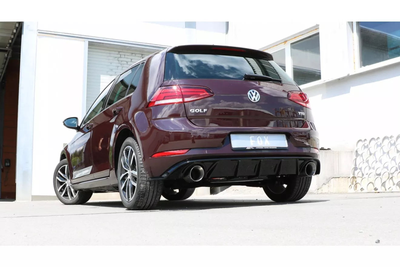Fox Duplex Auspuff Sportauspuff Komplettanlage für VW Golf 7 Facelift 1.5l 110kW