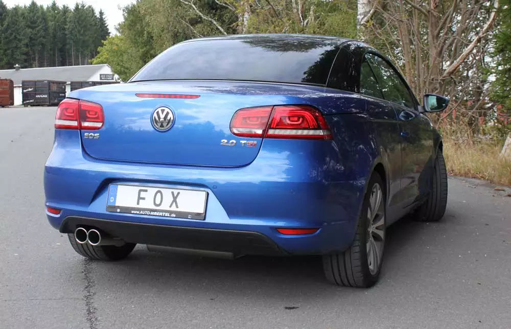 Fox Auspuff Sportauspuff Komplettanlage für VW Eos 1F - Facelift 2.0l TFSI