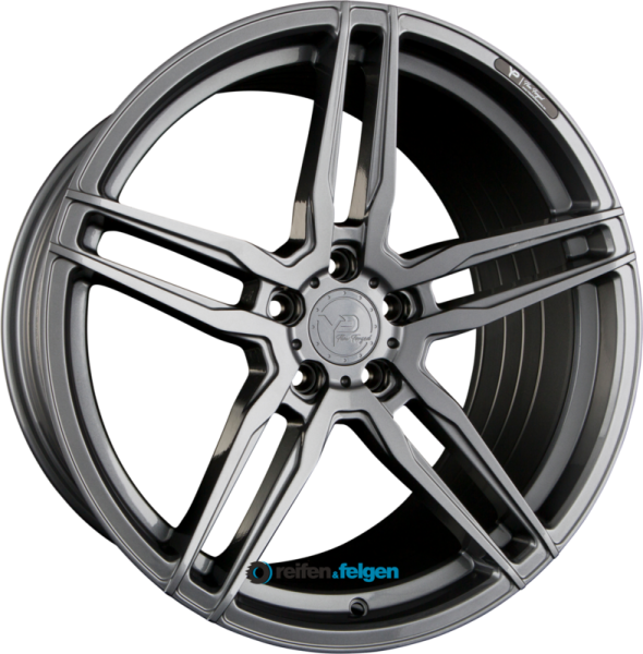 YIDO PERFORMANCE YP-FF1 8.5x19 ET35 5x120 NB72.6 Gloss Gun Metal