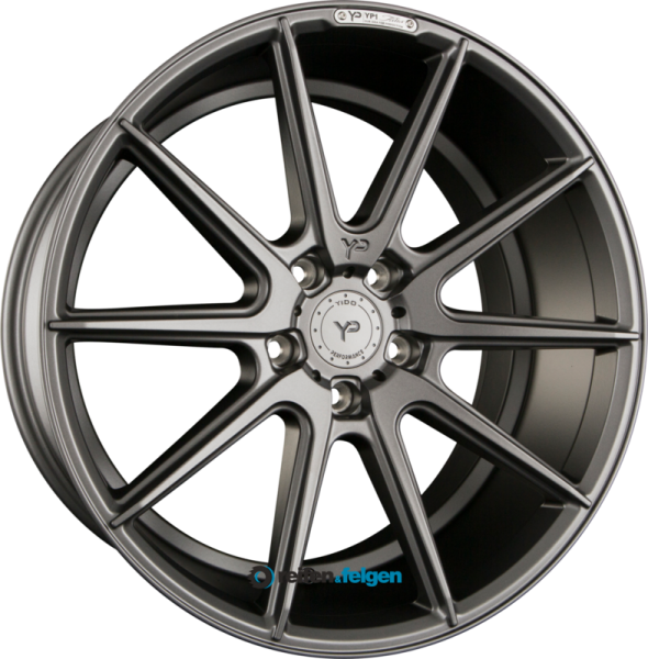 YIDO PERFORMANCE YP1 TALIA 10x20 ET35 5x112 NB66.6 Matt Gunmetal