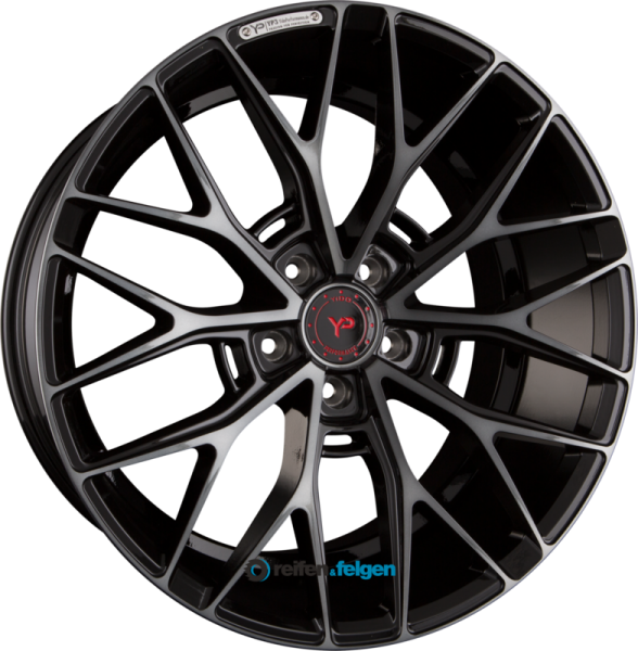 YIDO PERFORMANCE YP3 10x20 ET45 5x112 NB66.6 Gloss Black Tint